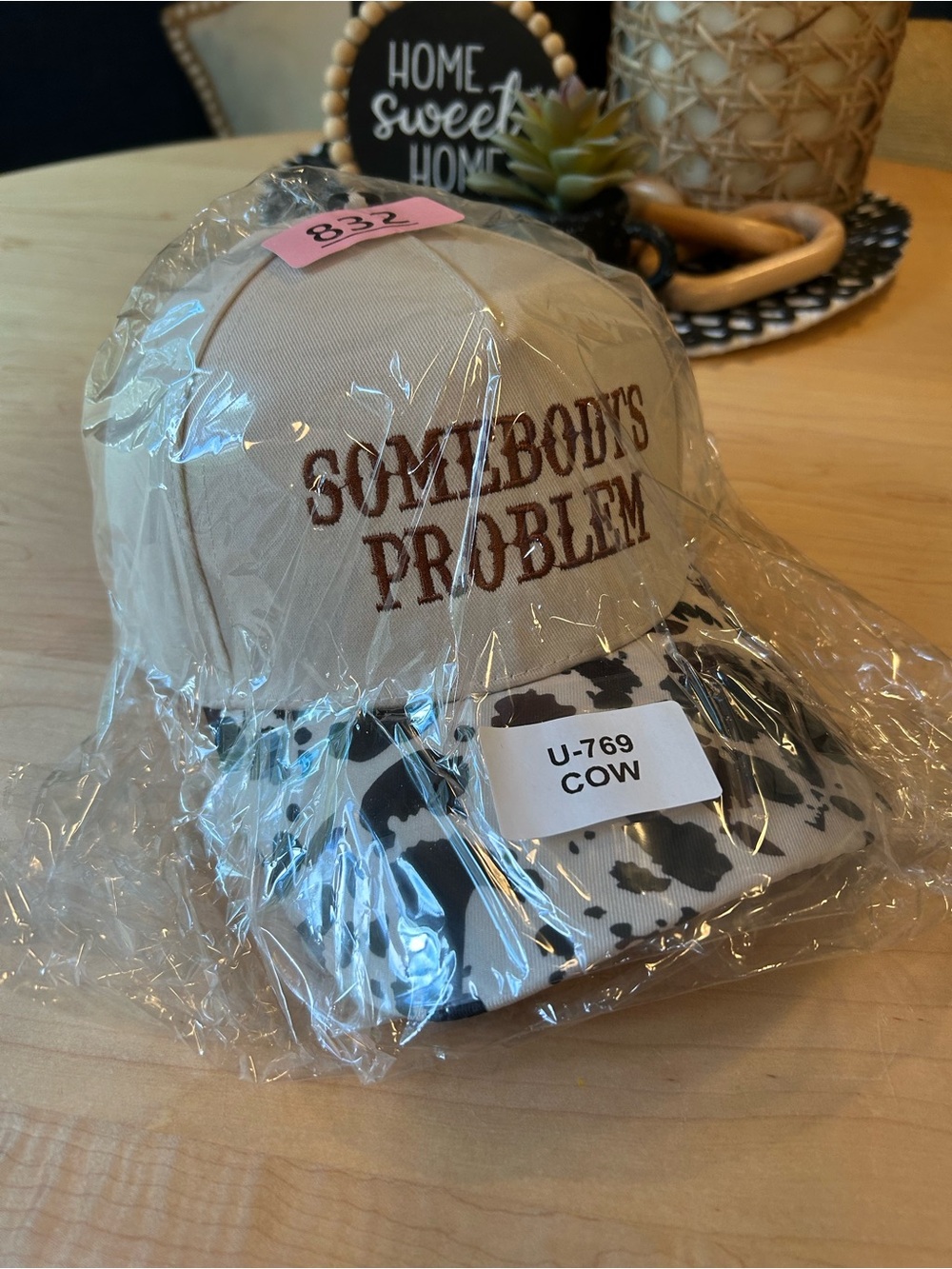 Somebody’s Problem baseball hat - Picture 4 of 6